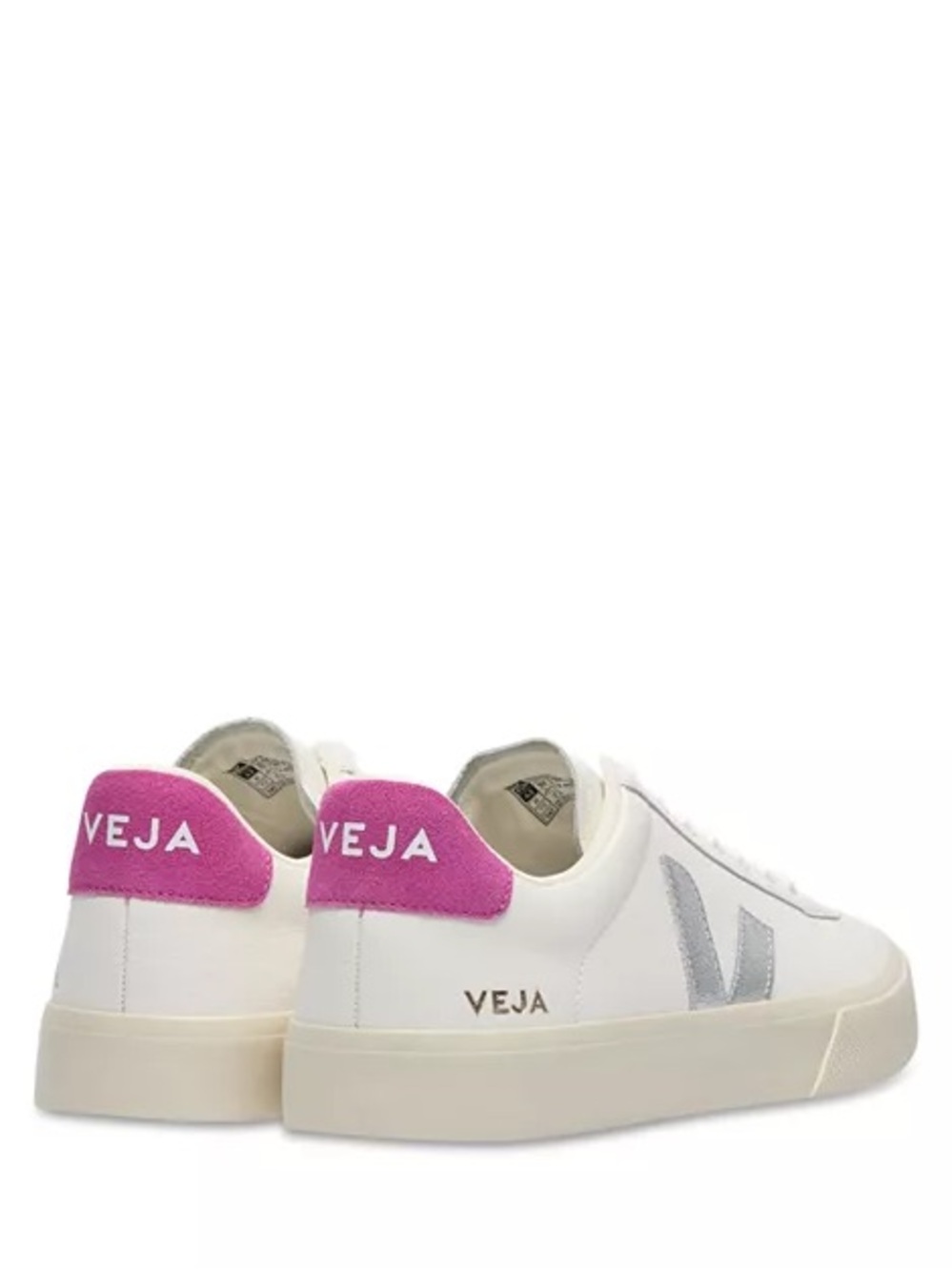 Veja Campo Sneakers Color White Silver Ultraviolet women’s size 7.5